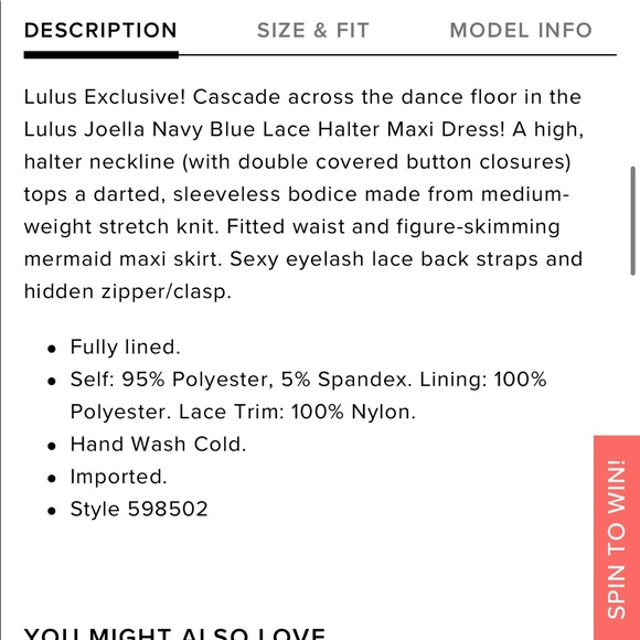 Lulus Joella Halter Maxi gown Dress blue size s - Picture 11 of 13